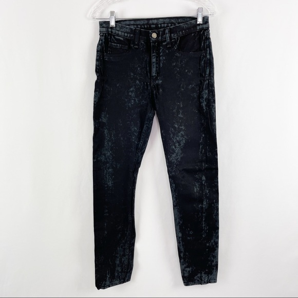 rag & bone Denim - rag & bone Women's Black Speckled Skinny Jeans in Blackout Cut 7816  Size 31